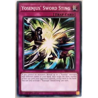 [Thẻ Yugioh] Yosenjus' Sword Sting |EN| Common