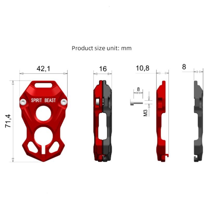 Ốp Bảo Vệ Chìa Khoá Smartkey Spirit Beast L12 Cho Yamaha