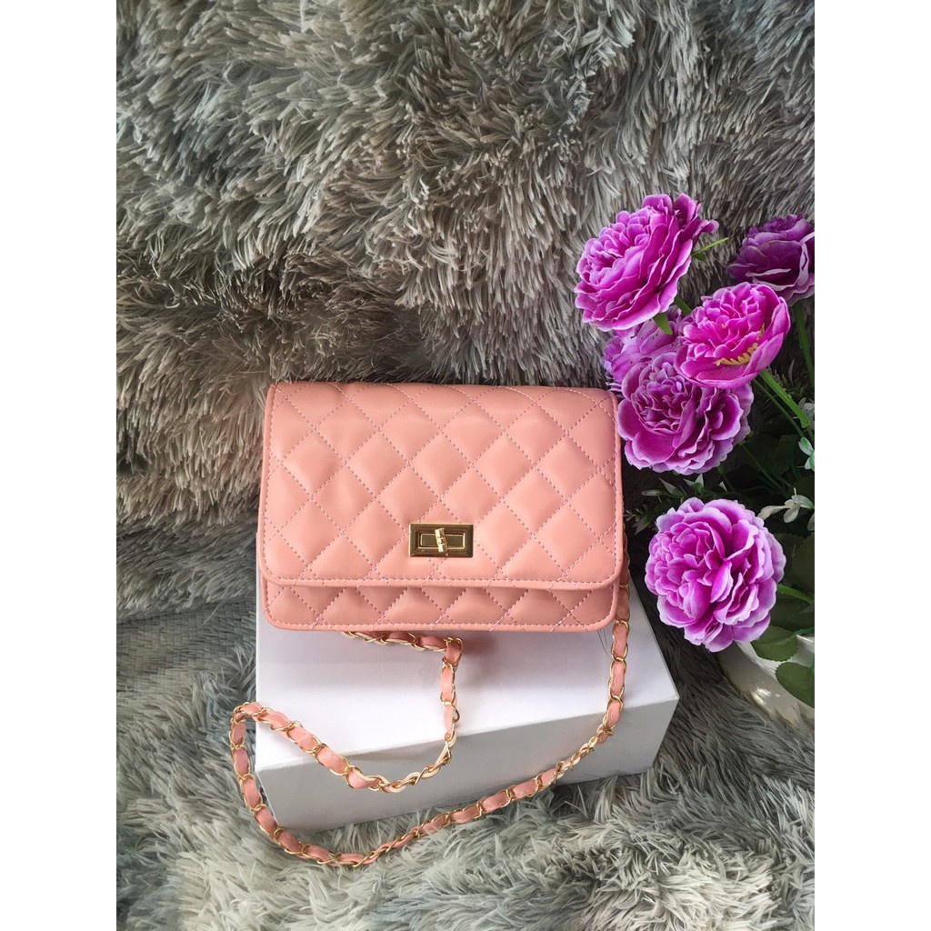 Túi đeo chéo Katun trần trám khóa xoay 🧡🧡🧡 Freeship