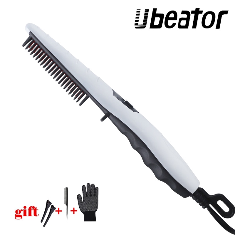 Ubeator Lược điện duỗi tóc bằng nhiệt chuyên dụng