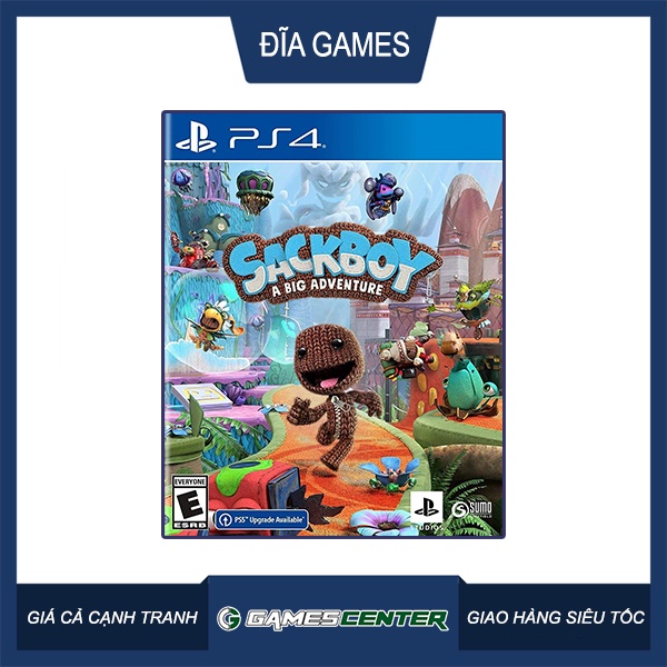 Đĩa game PS4 Sackboy A Big Adventure