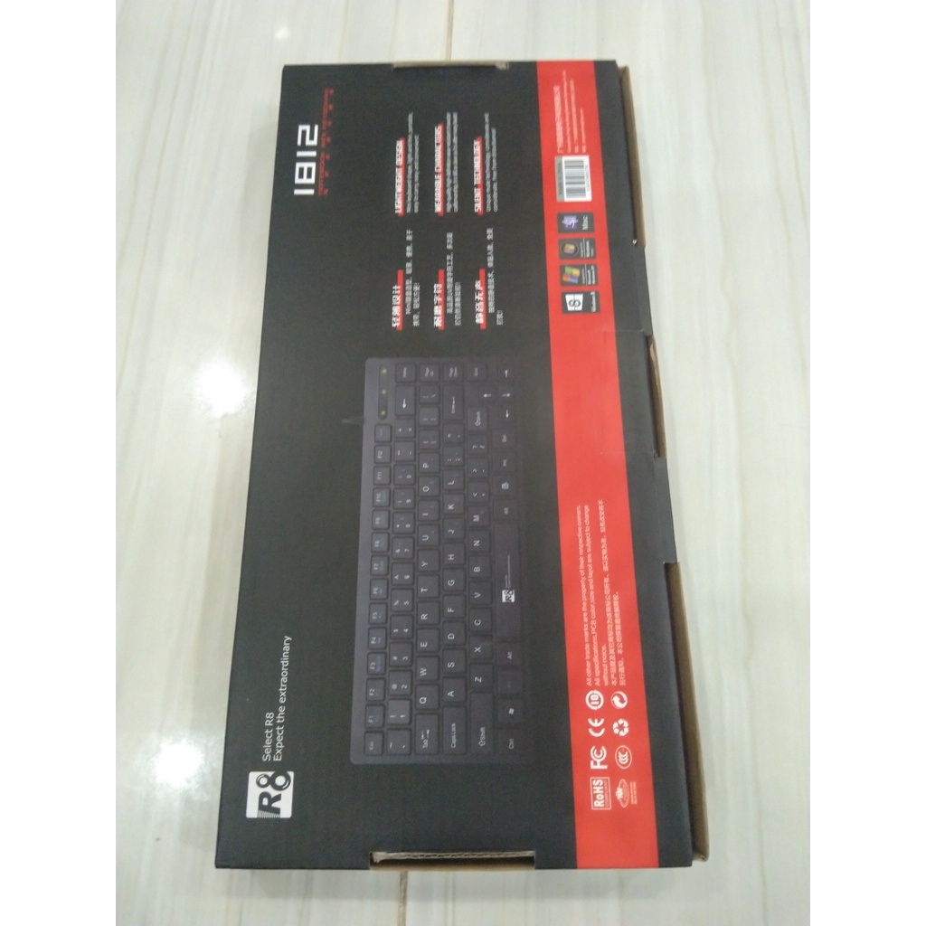 Bộ Bàn Phím Giả Cơ Đèn Led 3 Siêu Đỉnh ZERODATE KB202, Dell &amp; Mini Cho Game và Văn Phòng