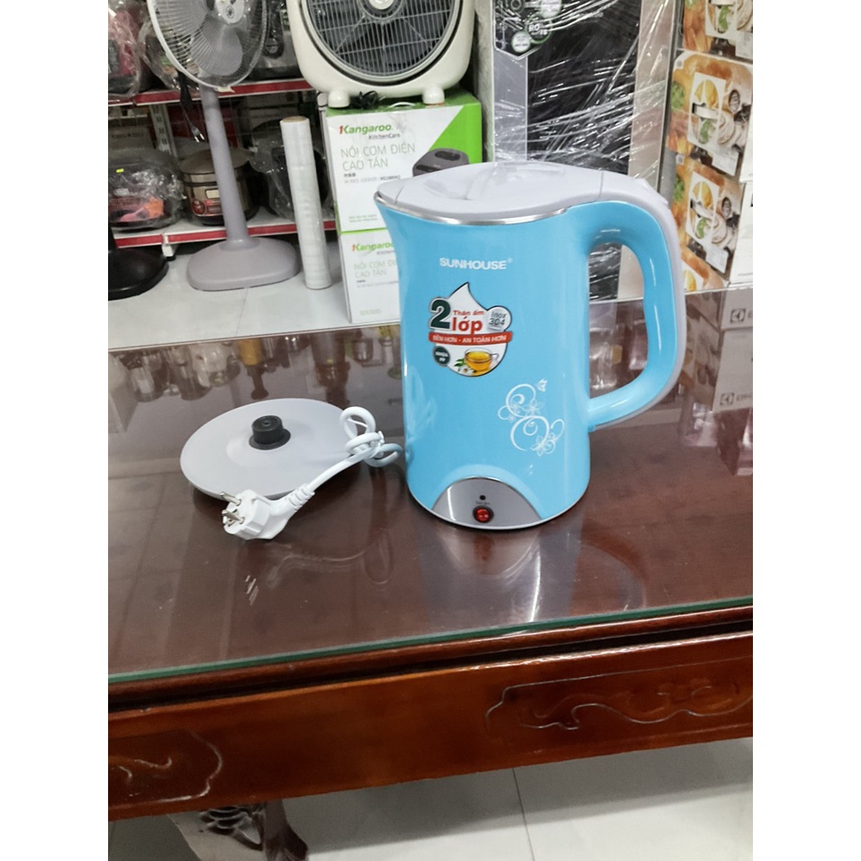 Bình đun siêu tốc giữ nhiệt Sunhouse 1.7 lít SHD1388 - Hàng trưng bày
