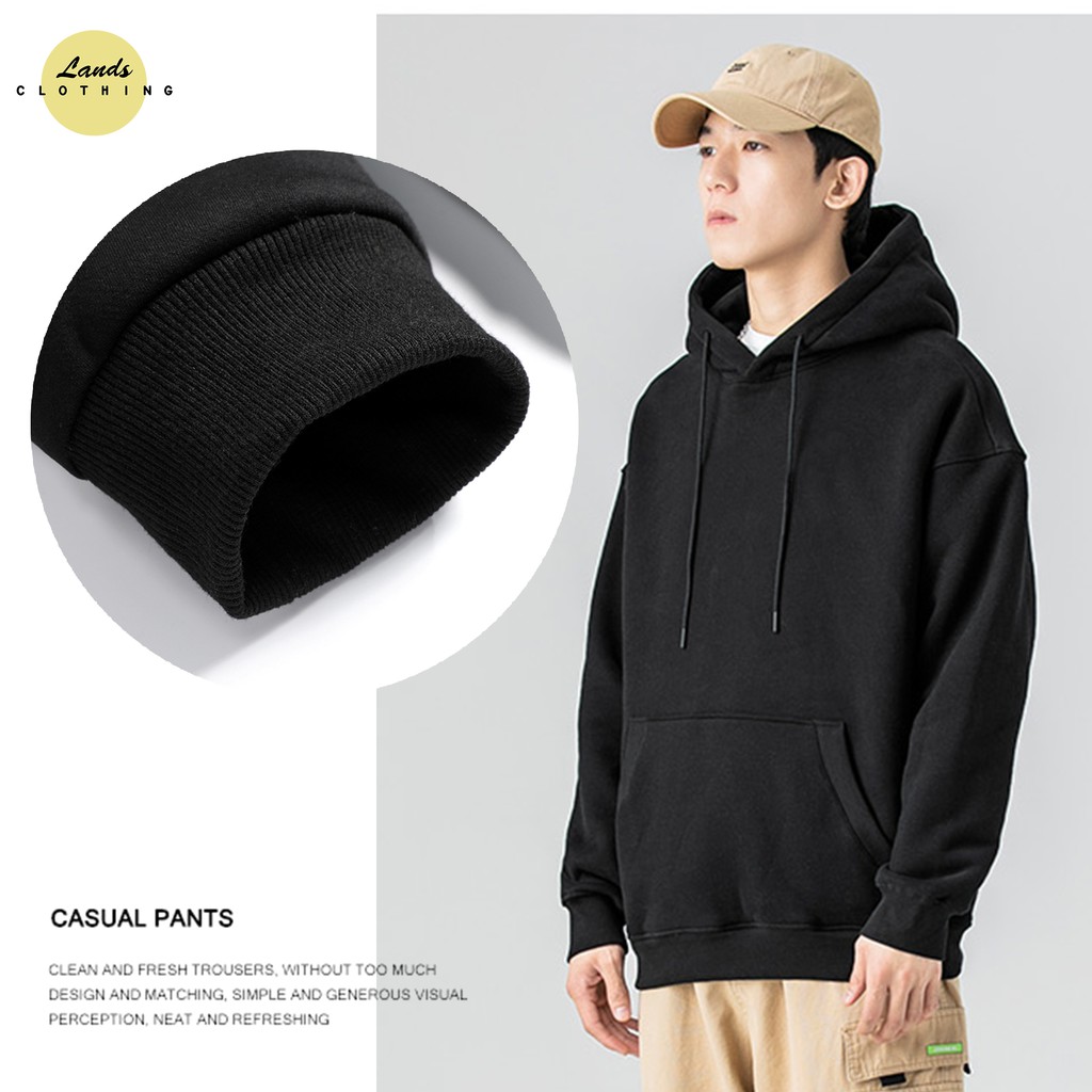 Áo HOODIE Nam Nữ BASIC chất nỉ bông 2 lớp cao cấp chống xù mặt ngoài.