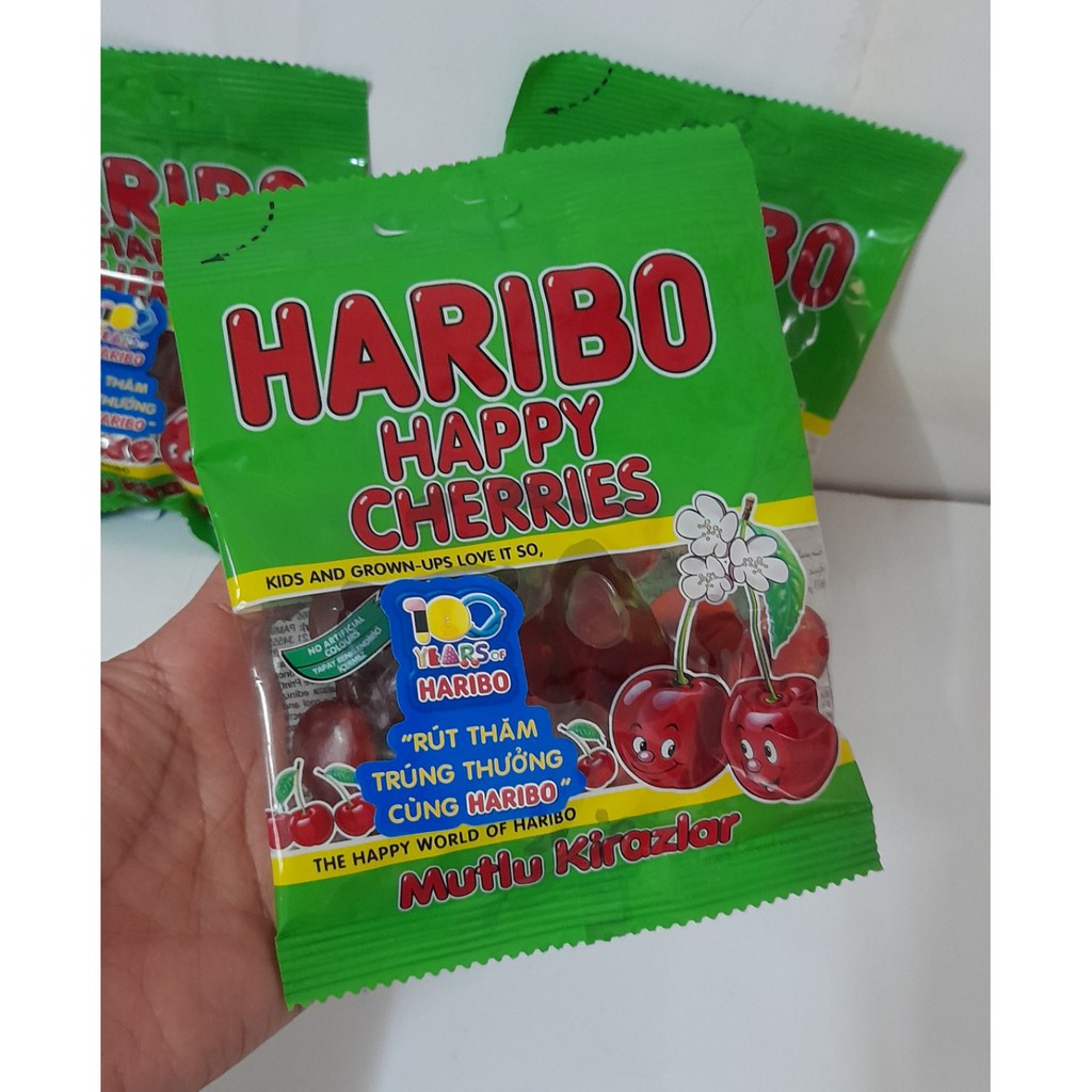 (Nhiều vị) Kẹo dẻo Haribo của Đức 80g