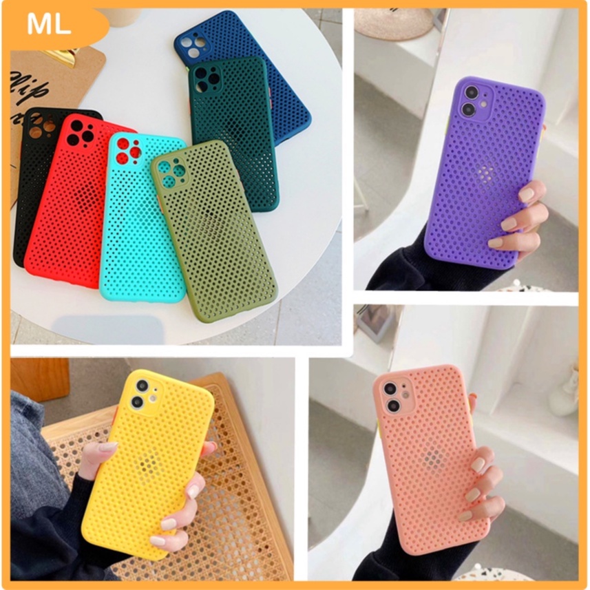 Ốp Điện Thoại TPU Chống Sốc Tản Nhiệt Cho iPhone 12 12Pro 11 XS xr 11