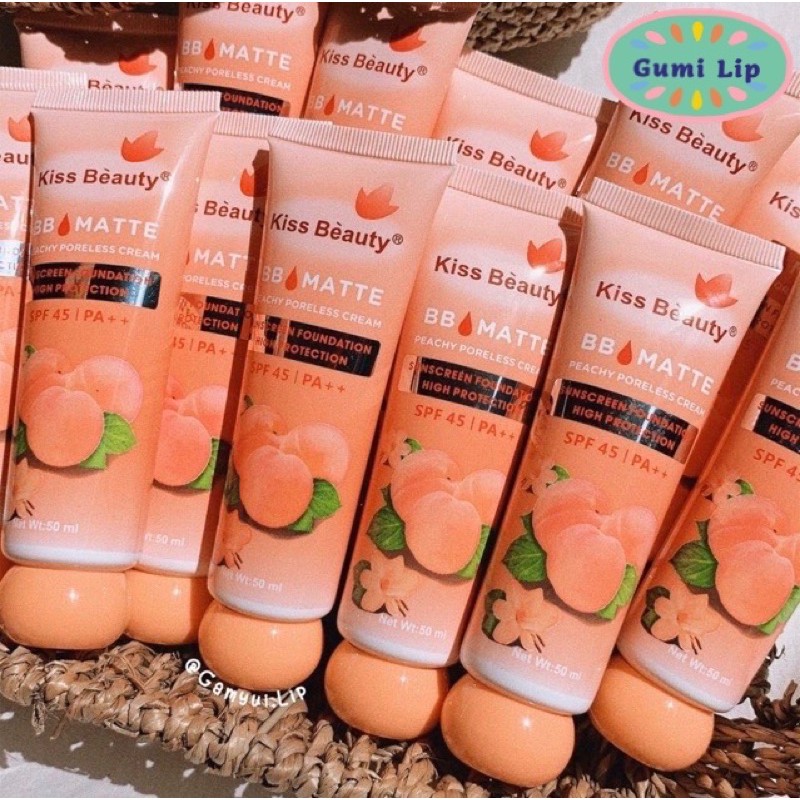 Kem nền KisBeauty 50 ml che khuyết điểm chống nắng SPF 45/PA+++