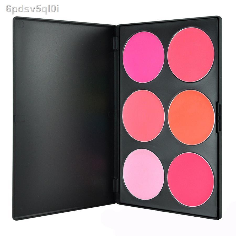 [GIÁ SỐC]㍿Bộ trang điểm màu nude 6 màu Rouge Makeup Professional Makeup Blush Pan Combination Pan Nude Makeup Set đặc bi