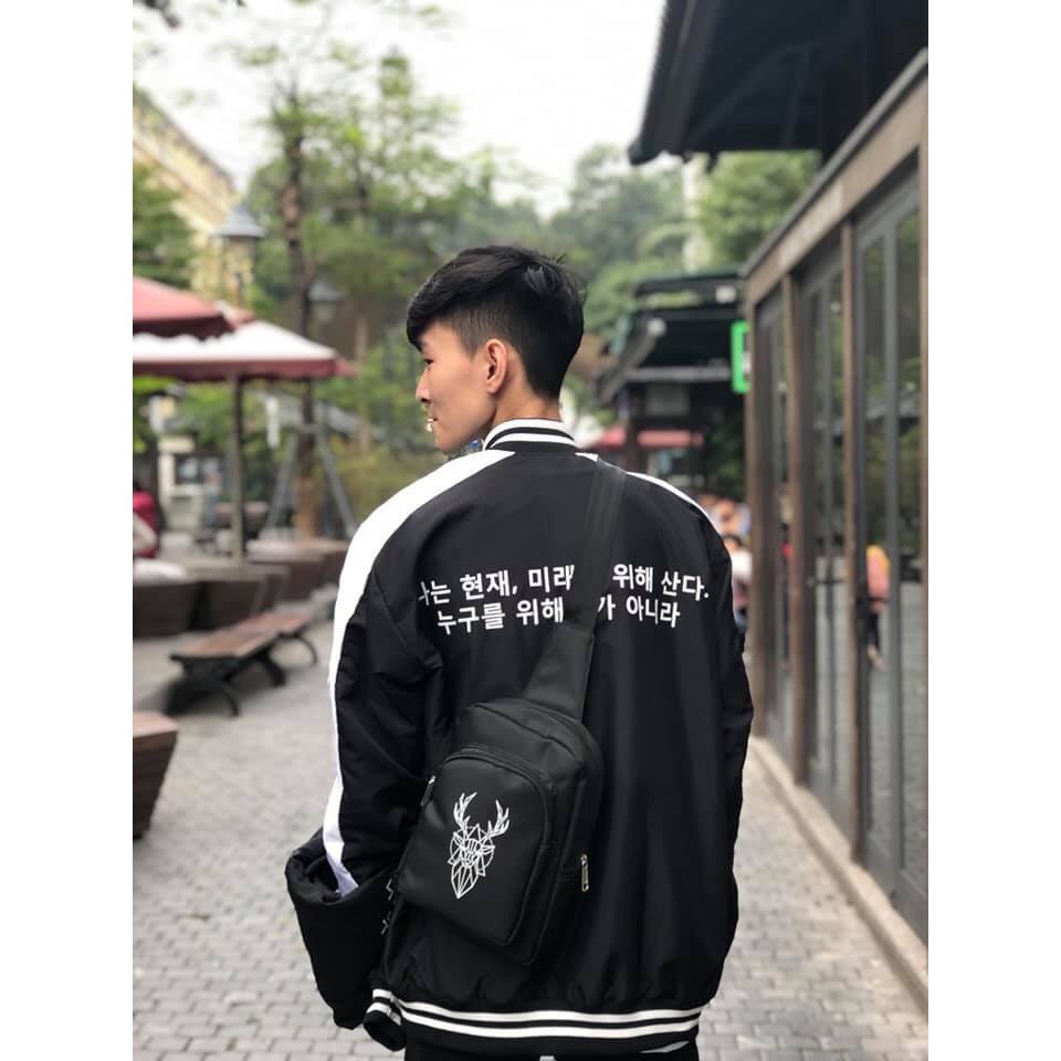 [DEAL] Áo Khoác Dù Nam Nữ Unisex - Áo Khoác Bombers Jacket Bomber Siêu Hot ( có form rộng XL kèm ảnh thật )