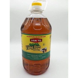 5 LIT DẦU VỪNG ĐEN (Dầu mè đen) ÉP LẠNH, THÔ, NGUYÊN CHẤT