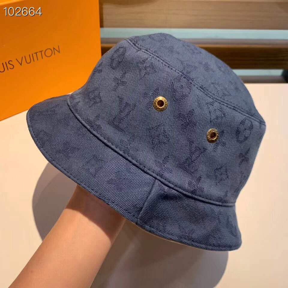 Mũ Vành Vải Jean In Chữ Thiết Kế Đơn Giản Sành Điệu Cho Phụ Nữ