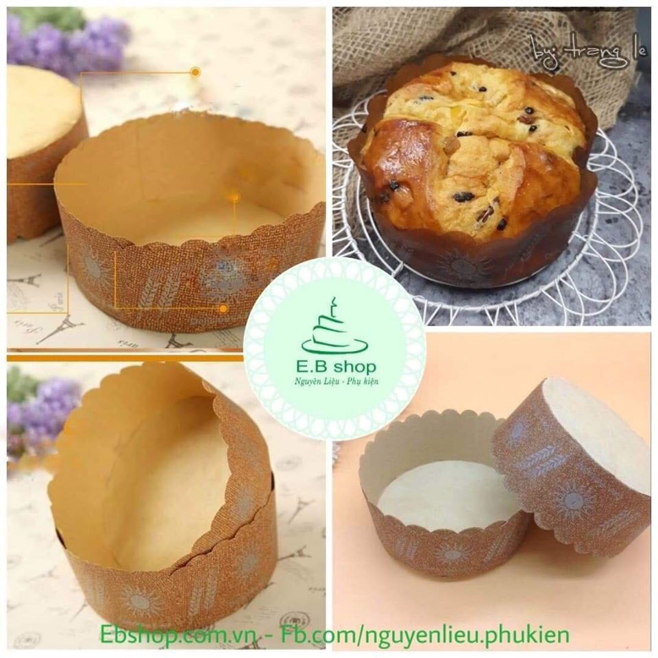 20 CHIẾC CUP GIẤY PANETTONE - KHUÔN GIẤY LÀM BÁNH