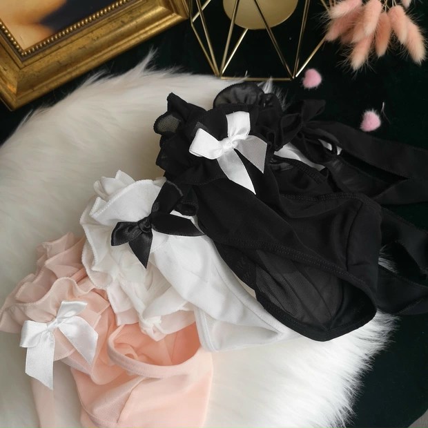 Quần Lót Nữ Tiểu Thư Buộc Nơ Sexy -  Quyến Rủ - Gợi Cảm Min Underwear 57250 (Không Nơ Đùi ) - Freesize 45 - 60kg | BigBuy360 - bigbuy360.vn