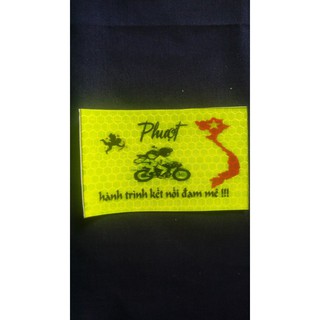 logo phượt . logo phản quang , tem phượt , tem xe
