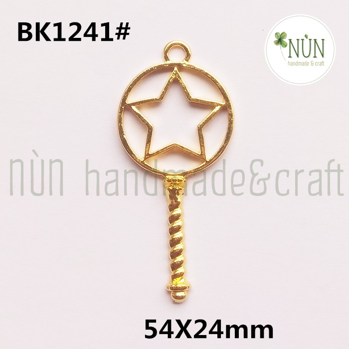 Khung Kim Loại - Charm Kim Loại Chìa Khóa Làm Handmade Resin