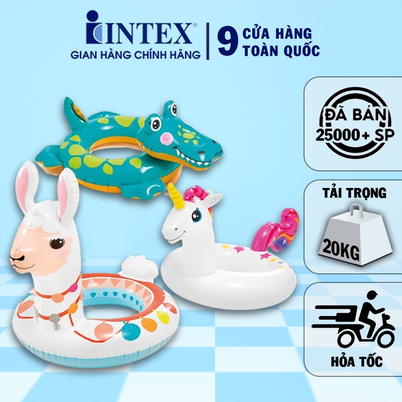 Phao bơi hình thú INTEX 58221 - Giao hình ngẫu nhiên