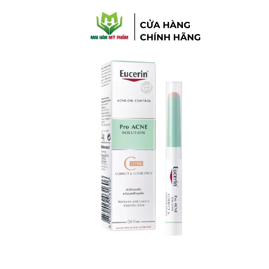 Kem Che Khuyết Điểm Giảm Mụn Và Vết Thâm Eucerin ProAcne CC Stick 2g