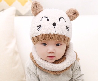 Mũ len lông cừu cho 6m-4t