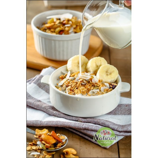 Ngũ cốc ăn kiêng nguyên vị, ngũ cốc giảm cân Granola gói 250g - B02 | BigBuy360 - bigbuy360.vn