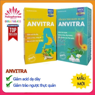Hỗn dịch dạ dày ANVITRA – Giảm trào ngược thực quản, giảm tiết acid dạ dày gây đầy hơi chướng bụng, ợ chua ợ nóng
