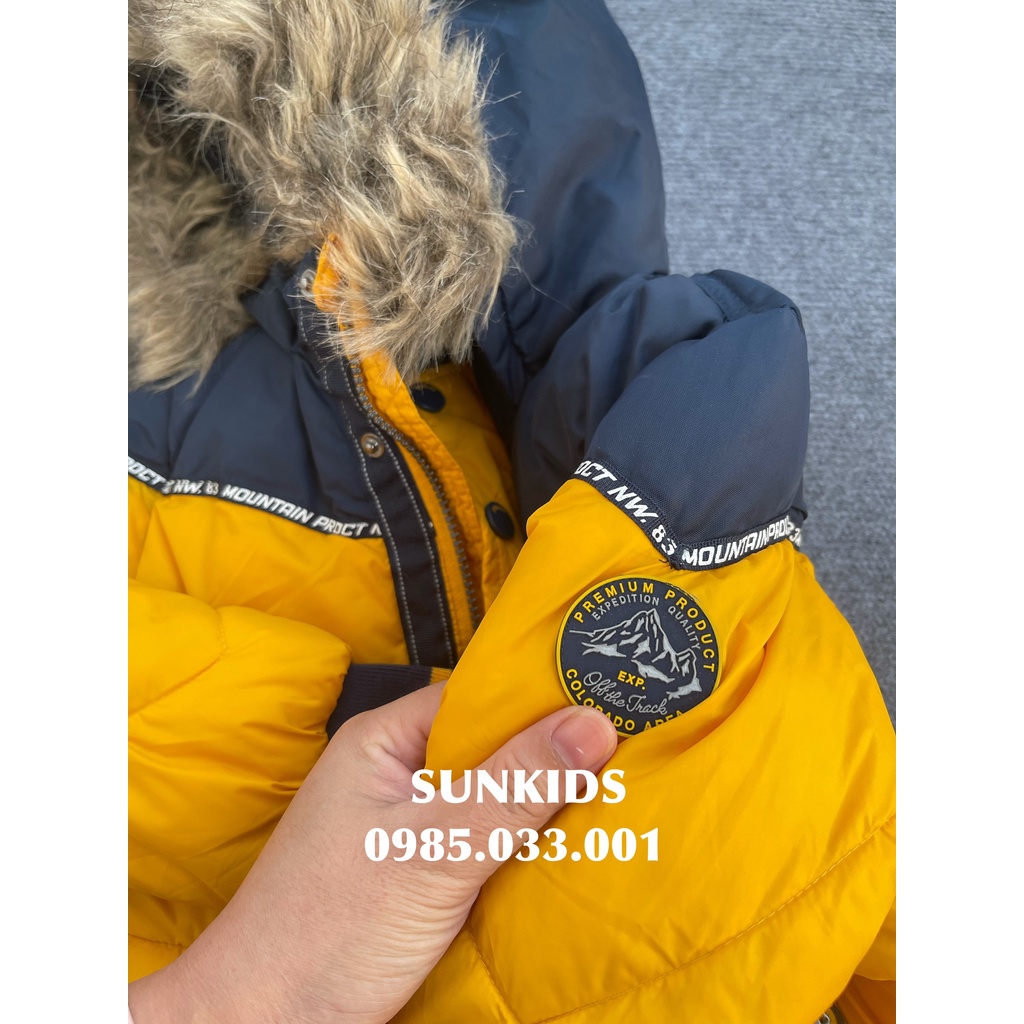 Áo phao Parka C&amp;A lót lông phối màu