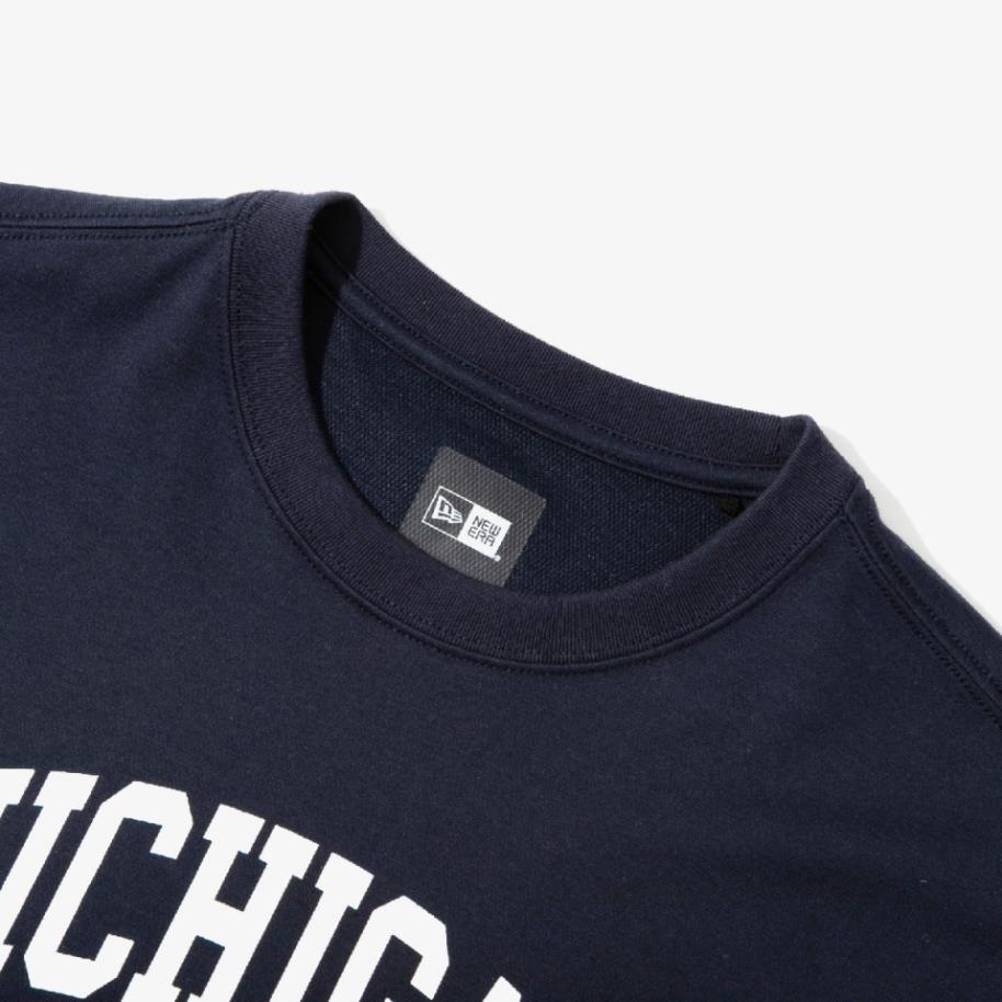 Áo Thun | Áo Phông New Era Navy Michigan, Form Unisex STATE NAME ⬲