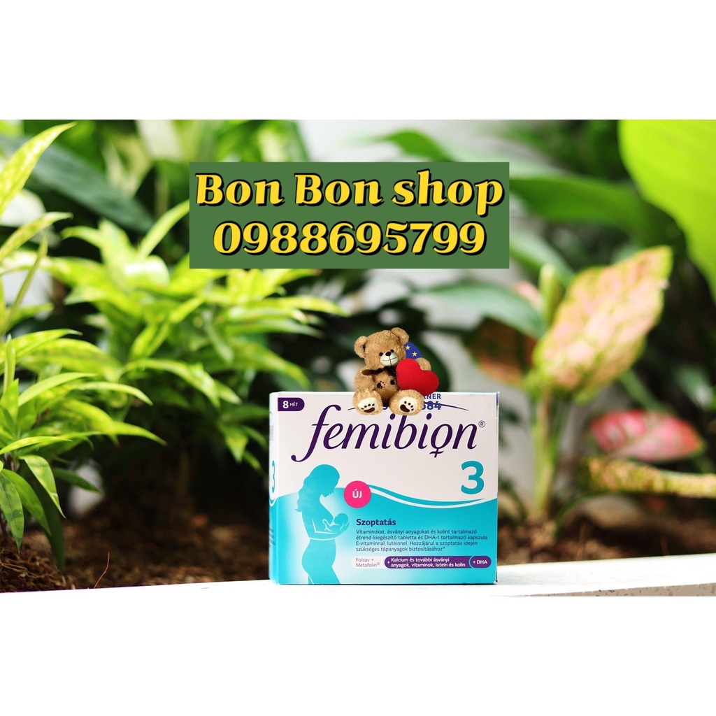 Vitamin tổng hợp Femibion số 3 dành cho các mẹ sau sinh và cho con bú (Hộp 4 tuần- 56v)