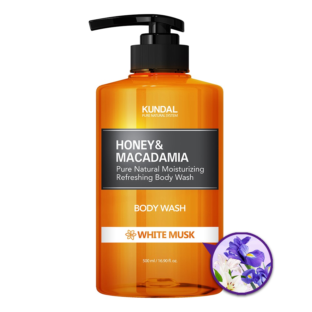 Sữa Tắm Kundal Honey & Macadamia Hoa Xạ Hương Trắng 500ml | BigBuy360 - bigbuy360.vn