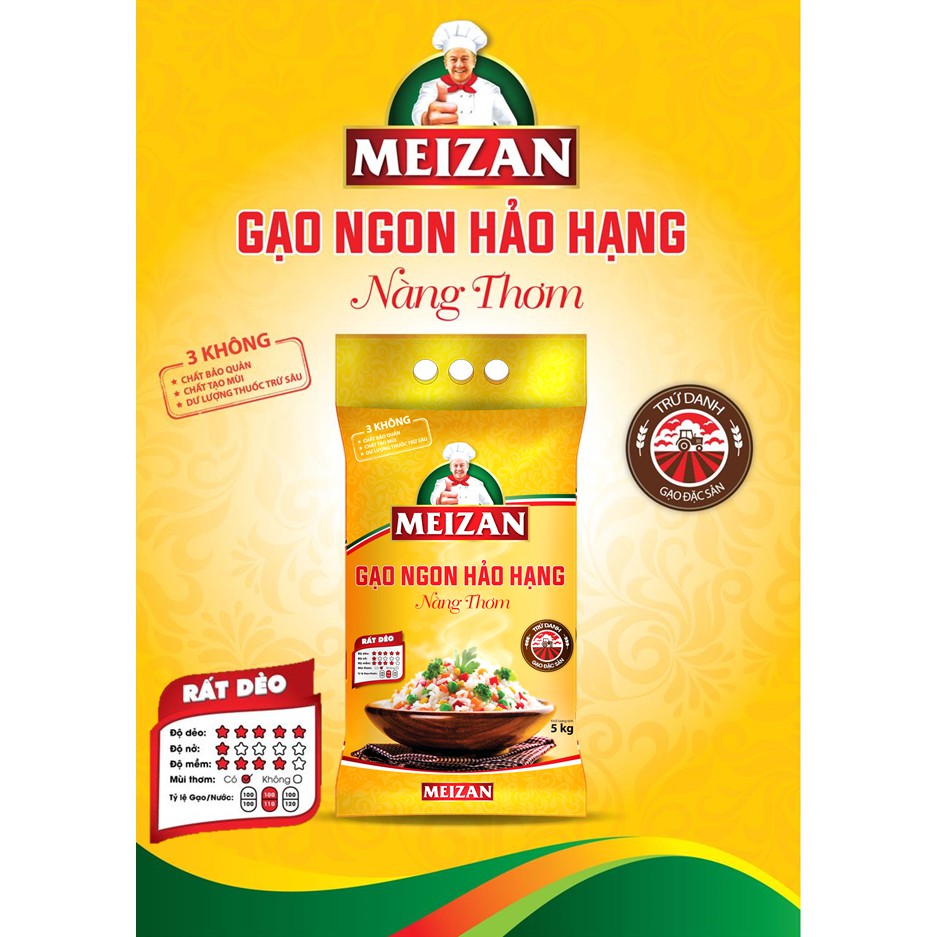 Gạo Meizan Nàng Thơm 5kg | BigBuy360 - bigbuy360.vn