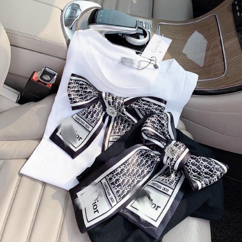 Áo Phông thắt khăn nơ