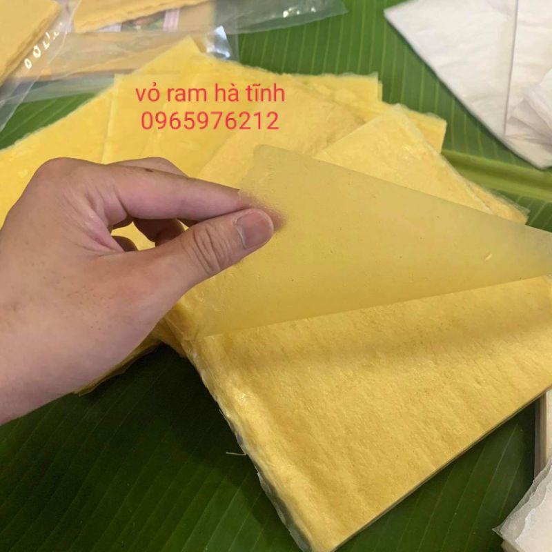 vỏ ram hà tĩnh tệp 80-100 lá cuốn (Hút Chân Không) giá sỉ