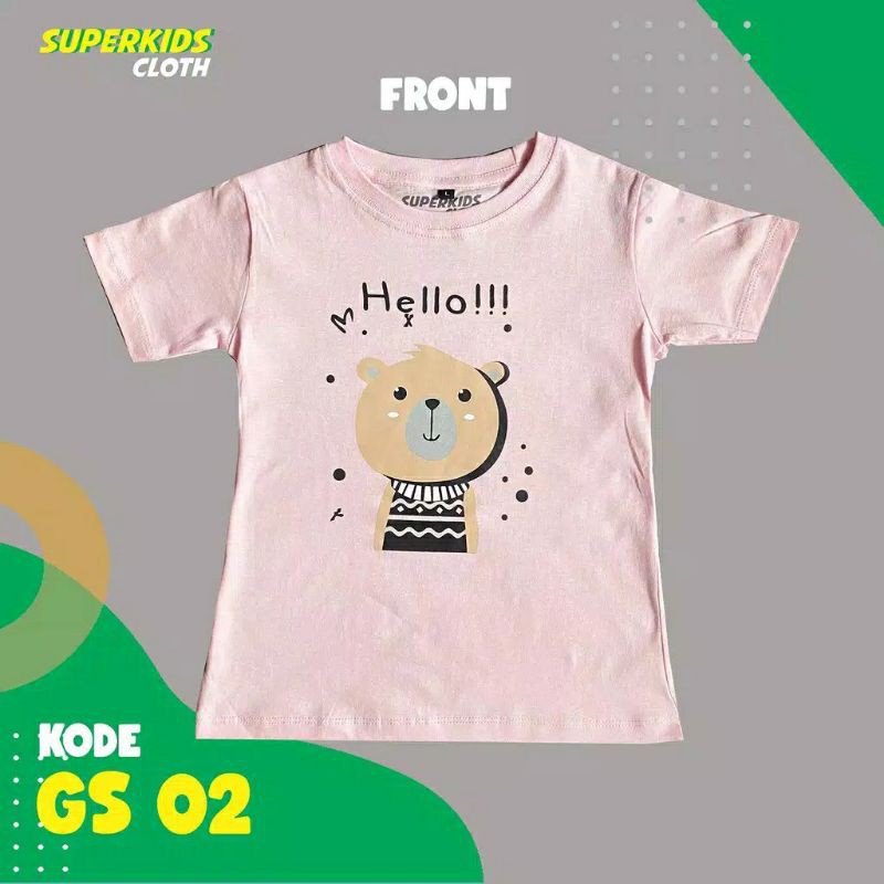 Áo sơ mi ngắn tay họa tiết kỳ lân xinh xắn dành cho bé 6-11 tuổi