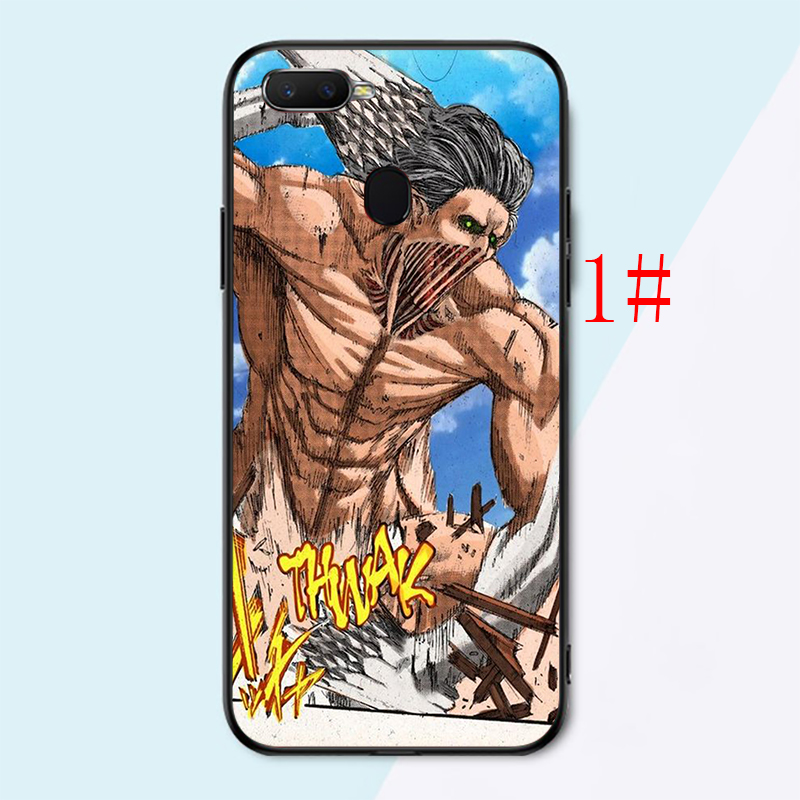 Ốp Lưng Silicone In Hình Attack On Titan Cá Tính Cho Vivo V7 Plus V9 V11 V15 V19 V20 Se Pro Y75 Y79 Y85 Y89