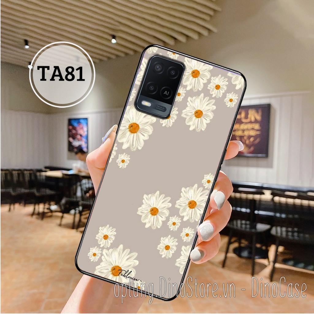 Ốp lưng điện thoại Oppo A54 4G - A74 4G - A94 4G - A95 4G - Ốp lưng Oppo in hình hoa cỏ vintage đơn giản nhẹ nhàng nữ tí