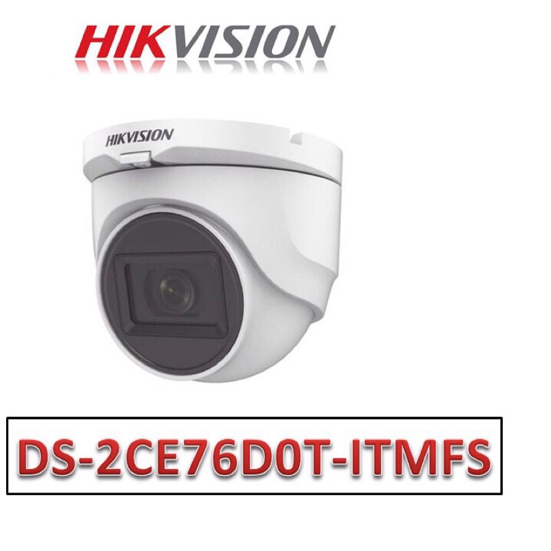 Camera Dome HD-TVI 2.0 Megapixel HIKVISION DS-2CE76D0T-ITMFS