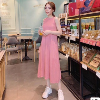 Váy sát nách len mịn dáng suông freesize