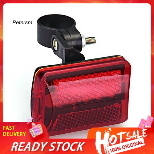 Đèn hậu LED 5 bóng 7 chế độ dùng cho xe đạp chất lượng cao