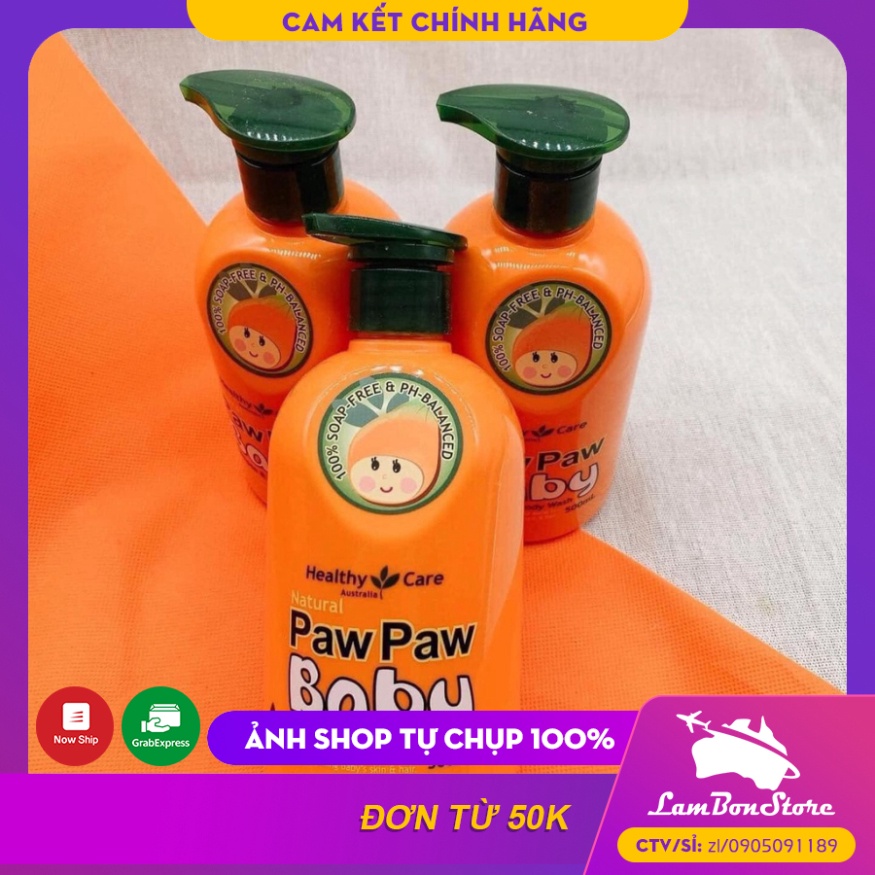 Sữa Tắm Đu Đủ Paw Paw Baby Healthy Care 500ml - Xuất xứ Úc