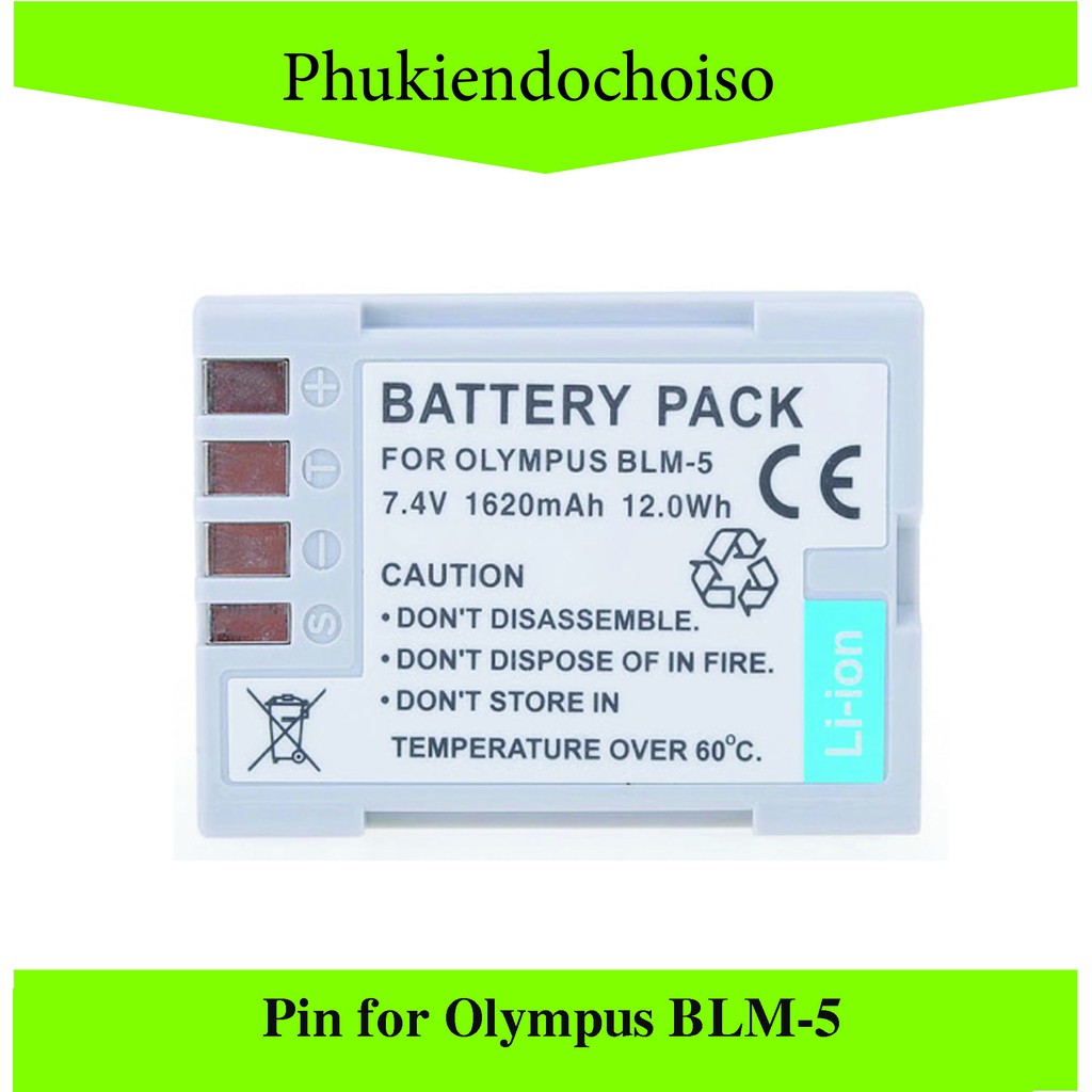 Pin thay thế pin máy ảnh for Olympus BLM-5