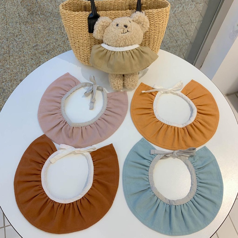 Yếm Cổ Giả Vải Cotton Mềm Mại Dùng Trang Trí Cho Bé