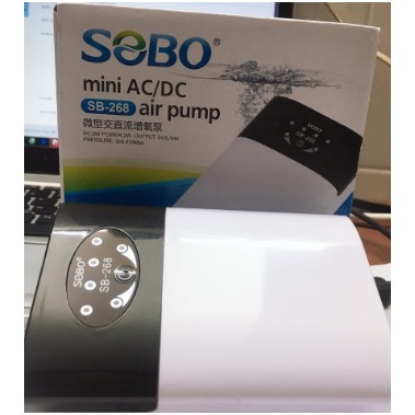 Máy sủi oxy tích điện 2 vòi ĐỀ PHÒNG CÚP ĐIỆN hiệu SOBO SB-268