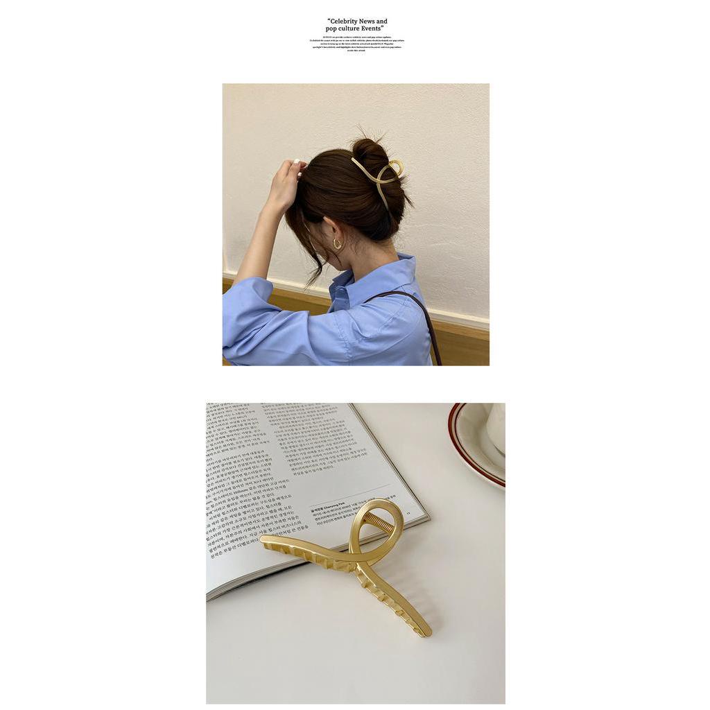 Kẹp tóc thiết kế đơn giản phong cách Hàn Quốc thời trang cho nữ