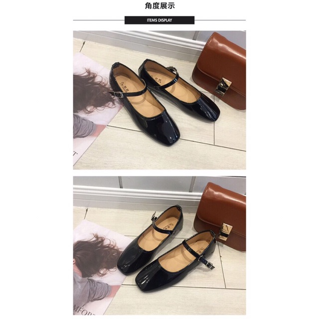 Giầy bệt mũi vuông quai hậu mới NT32