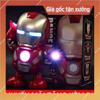 Robot Iron Man Nhảy Múa mở được mặt nạ, tặng pin