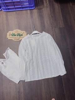 Áo sơ mi tay bo tiểu thư