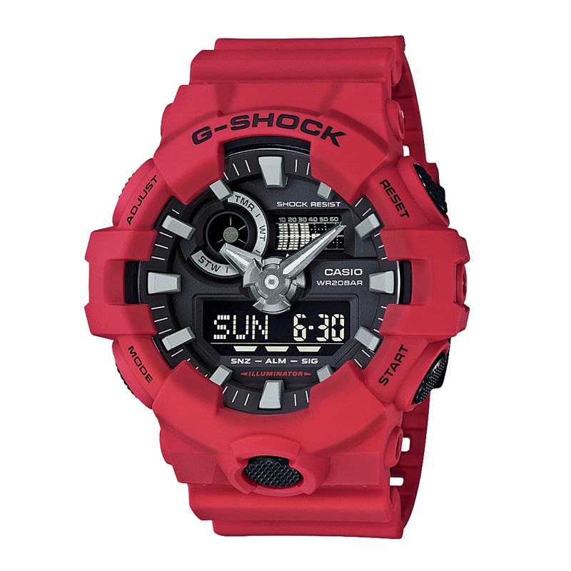 [Mã FARSBRT51 giảm 20K đơn 0 Đồng] Đồng Hồ Casio Nam Dây Cao Su G-SHOCK GA-700-4A Chính Hãng