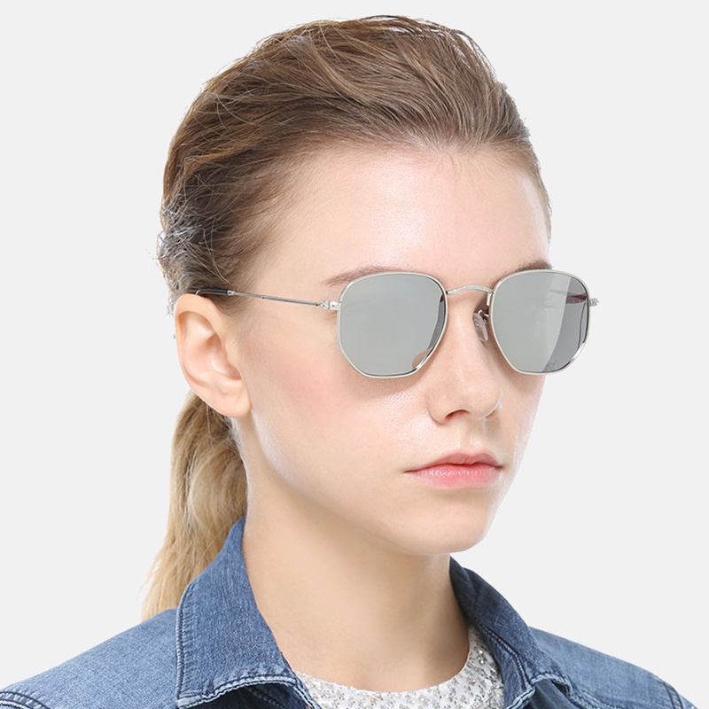 Kính Mát Gọng Lục Giác Thời Trang Vintage 9900-4900 Độc Đáo