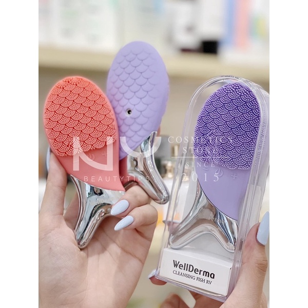 Máy rửa mặt cá Wellderma Hàn Quốc