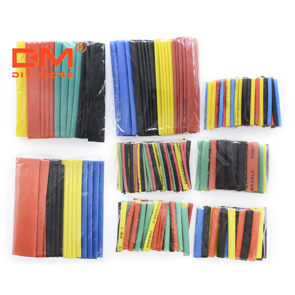 Set 328 ống co nhiệt DIYMORE 8 kích cỡ