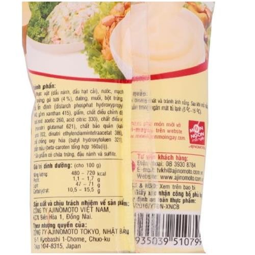 Sốt mayonnaise Aji-mayo tuýp 1kg